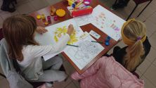  Zajęcia Mały Artysta w Filii nr 15 - zdjęcia dzieci i ich prac