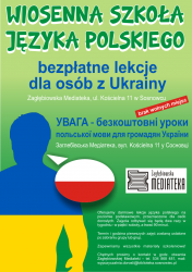 nauka języka polskiego ukraina plakat ZM